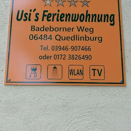 Usis_Ferienwohnung Im Harz Quedlinburg Eksteriør billede
